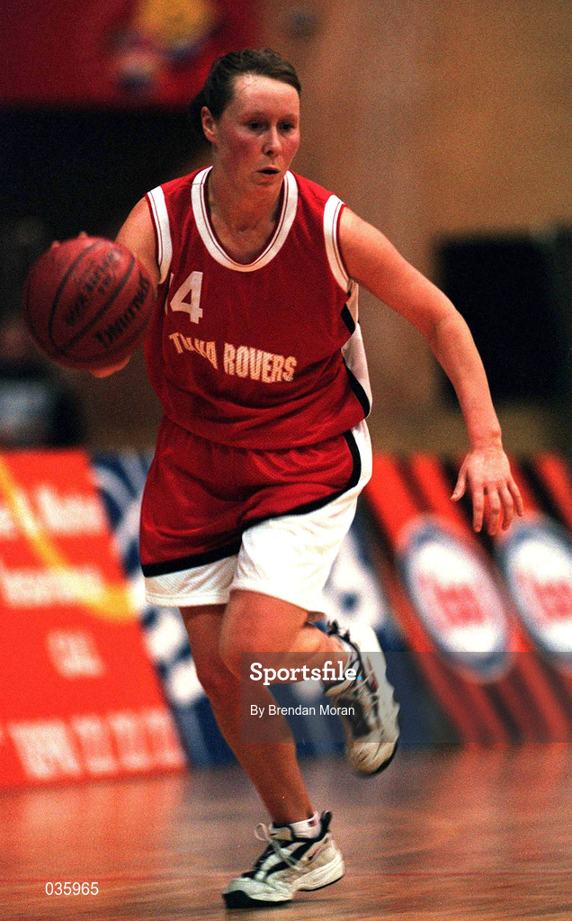 28 January 2000; Rachel Kelly of Tolka Rovers during the Senior Women's Sprite Cup Semi-Final match between Tolka Rovers v Meteors at Tallaght Stadium in Dublin. Photo by Brendan Moran/Sportsfile