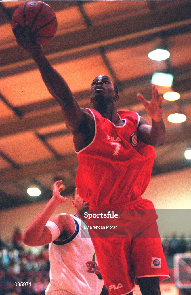 11 February 2000 Rasuel McKune of Neptune during the ESB Superleague match between Neptune and ESAT Telecom Demons at Neptune Stadium in Blackpool, Cork. Photo by Brendan Moran/Sportsfile
