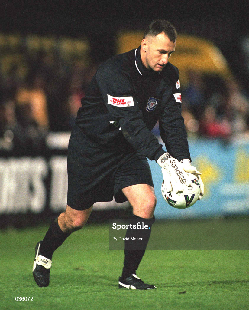 24 October 1999; St Patrick's Athletic goalkeeper Trevor Woods during the Eircom League Premier Division match between St Patrick's Athletic and Shamrock Rovers at Richmond Park in Dublin. Photo by David Maher/Sportsfile