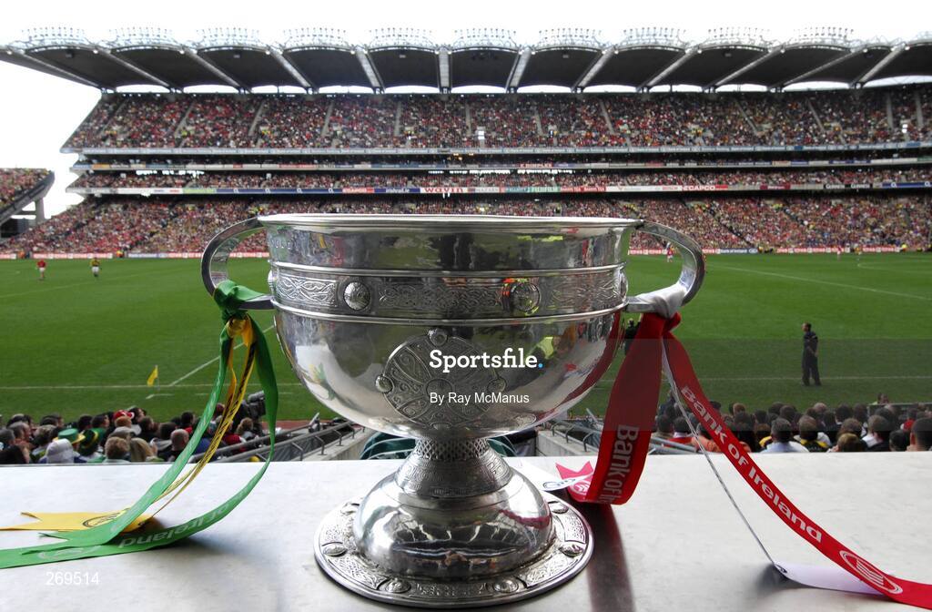 16 September 2007; The Sam Maguire cup. Bank of Ireland All-Ireland Senior Football Championship Final, Kerry v Cork, Croke Park, Dublin. Picture credit; Ray McManus / SPORTSFILE