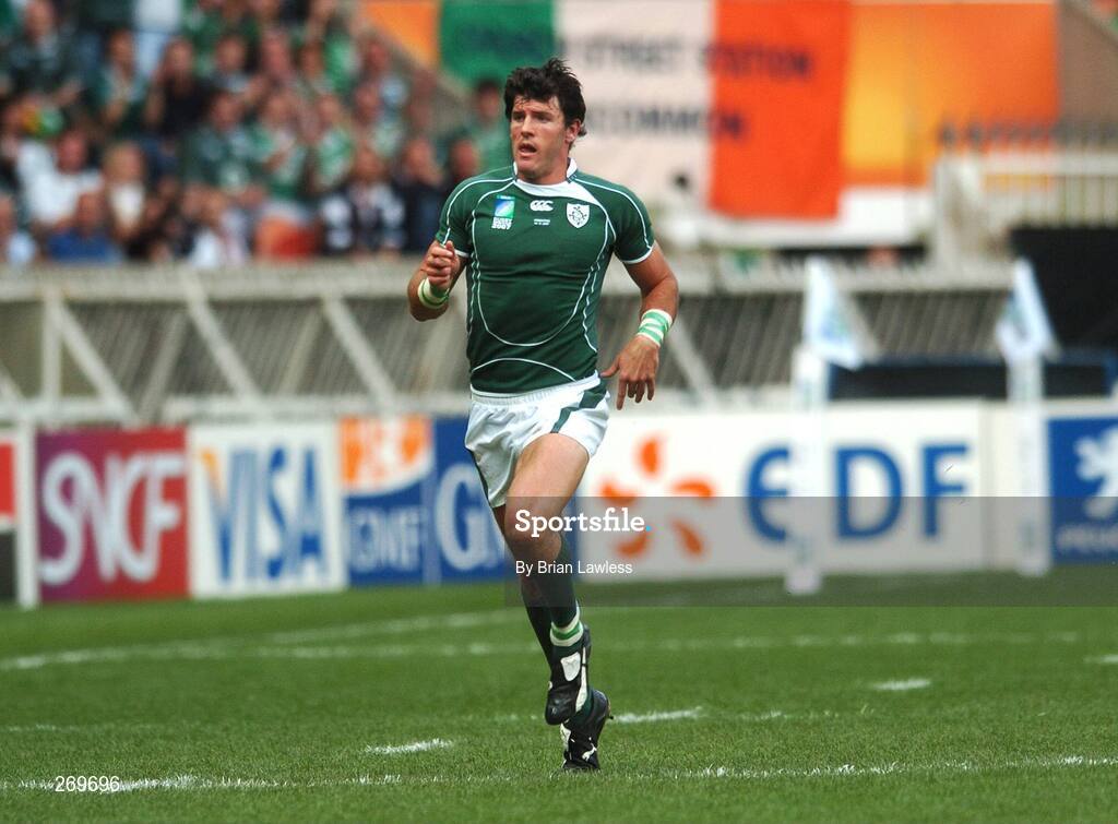 30 September 2007; Ireland's Shane Horgan. 2007 Rugby World Cup, Pool D, Ireland v Argentina, Parc des Princes, Paris, France. Picture credit; Brian Lawless / SPORTSFILE
