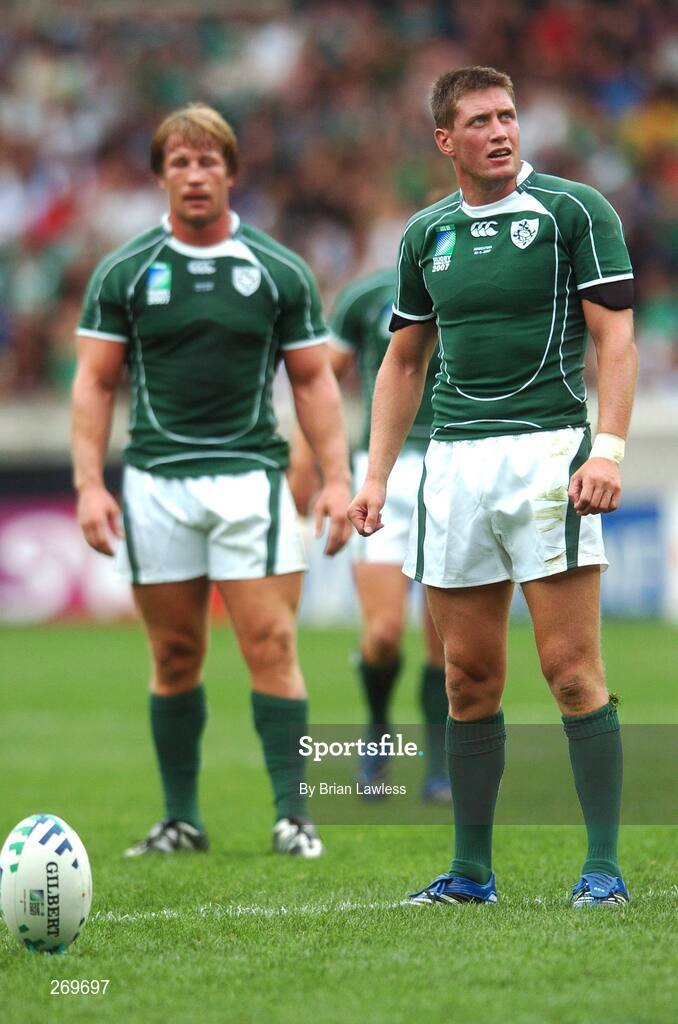30 September 2007; Ireland's Ronan O'Gara. 2007 Rugby World Cup, Pool D, Ireland v Argentina, Parc des Princes, Paris, France. Picture credit; Brian Lawless / SPORTSFILE