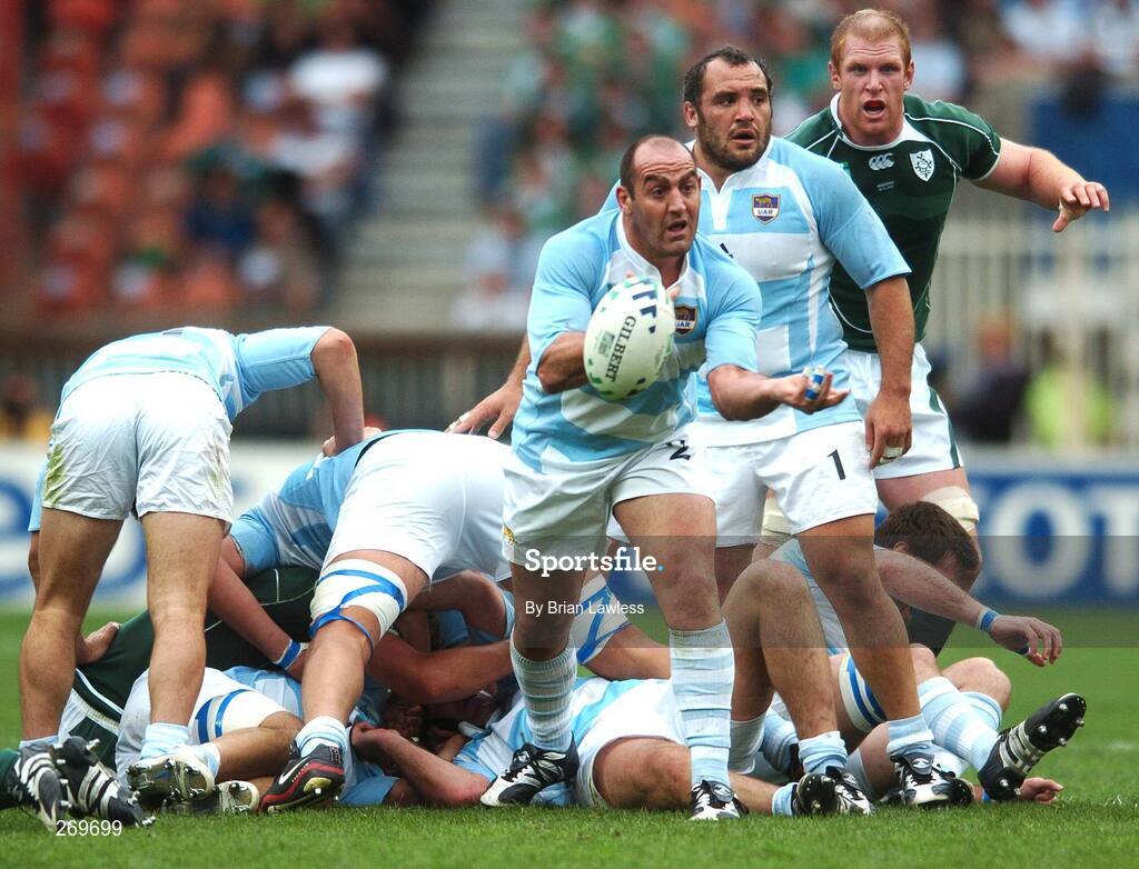 30 September 2007; Argentina's Mario Ledesma Arocena. 2007 Rugby World Cup, Pool D, Ireland v Argentina, Parc des Princes, Paris, France. Picture credit; Brian Lawless / SPORTSFILE