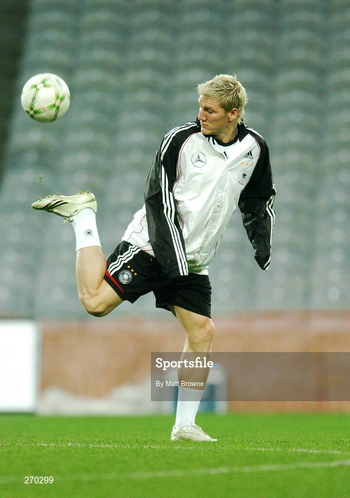 12 October 2007; Germany's Bastian Schweinsteiger during squad training. Croke Park, Dublin. Picture credit; Matt Browne / SPORTSFILE