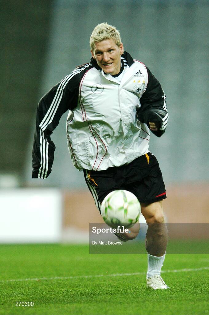 12 October 2007; Germany's Bastian Schweinsteiger during squad training. Croke Park, Dublin. Picture credit; Matt Browne / SPORTSFILE