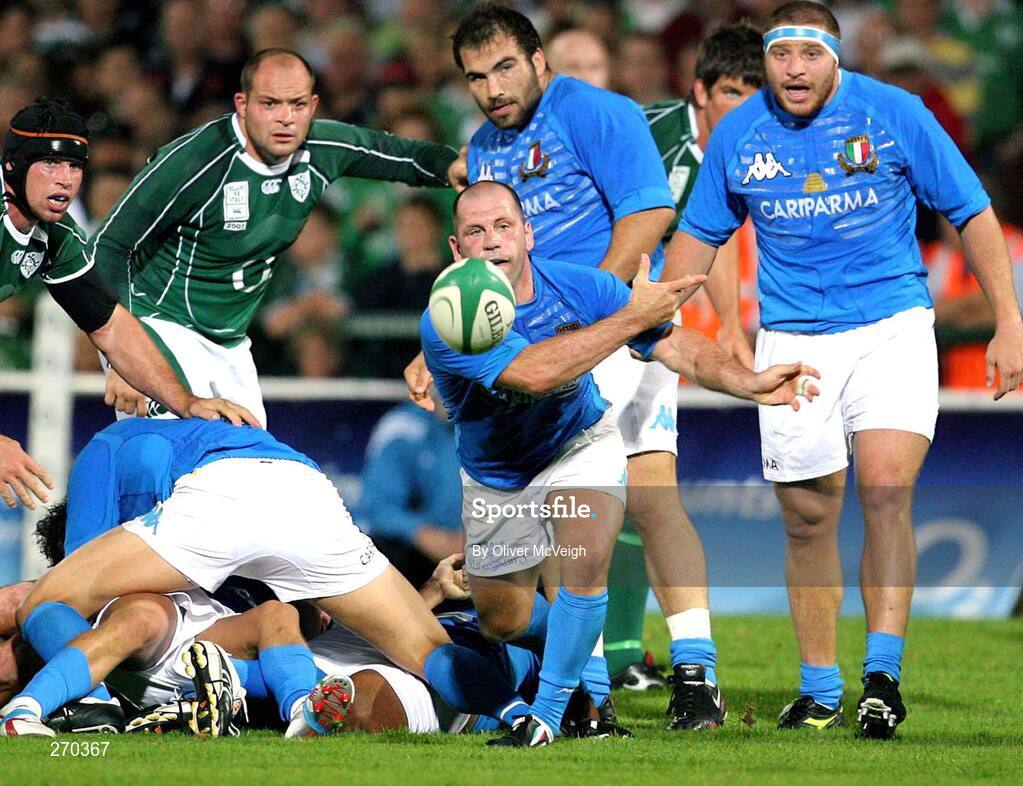 24 August 2007; Alessandro Troncon, Italy. Rugby World Cup Warm-Up Game, Ireland v Italy, Ravenhill Park, Belfast, Co. Antrim. Picture credit: Oliver McVeigh / SPORTSFILE