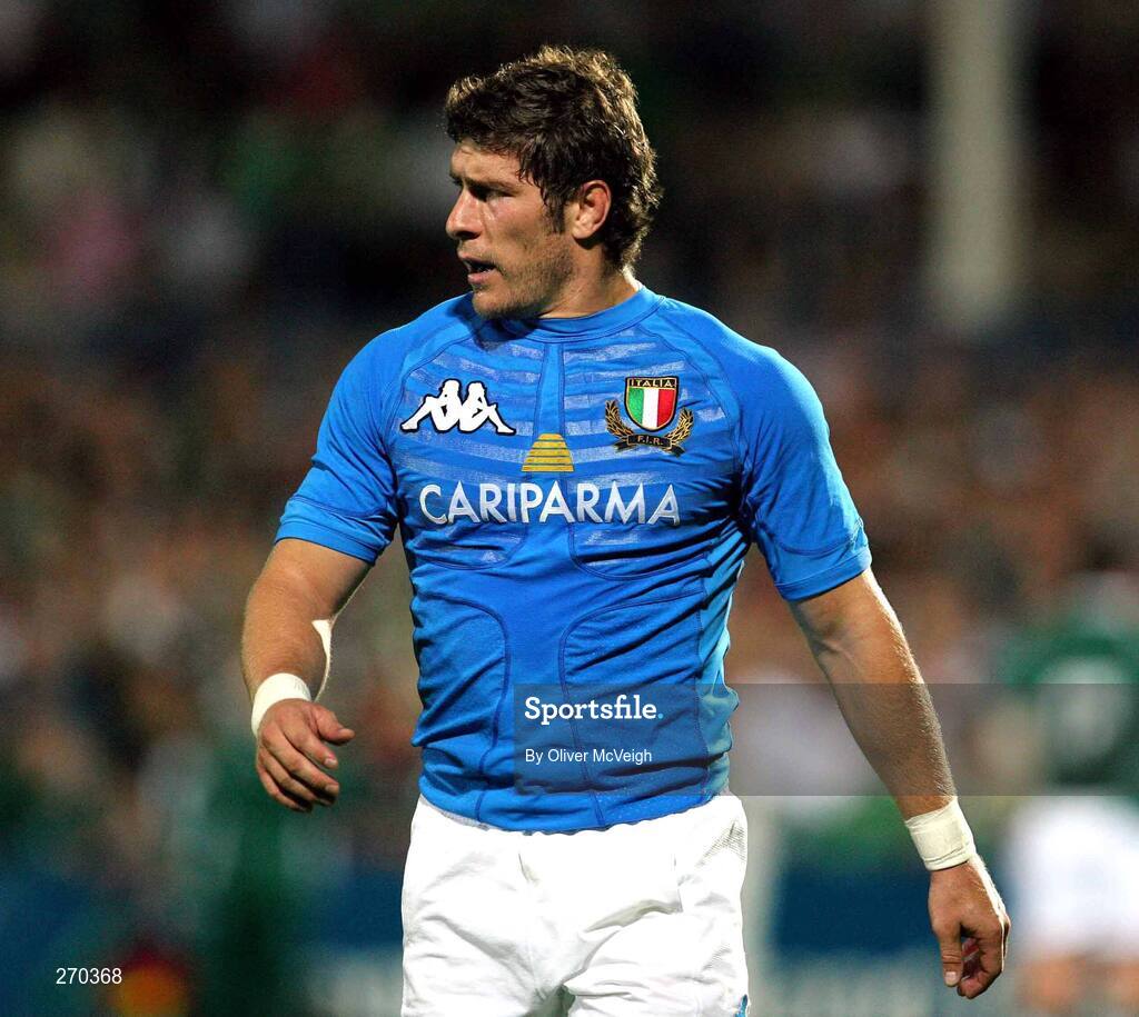 24 August 2007; Ezio Galon, Italy. Rugby World Cup Warm-Up Game, Ireland v Italy, Ravenhill Park, Belfast, Co. Antrim. Picture credit: Oliver McVeigh / SPORTSFILE