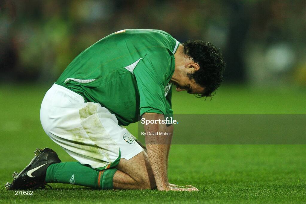 13 October 2007; Joey O'Brien, Republic of Ireland, at the end of the game. 2008 European Championship Qualifier, Republic of Ireland v Germany, Croke Park, Dublin. Picture credit; David Maher / SPORTSFILE