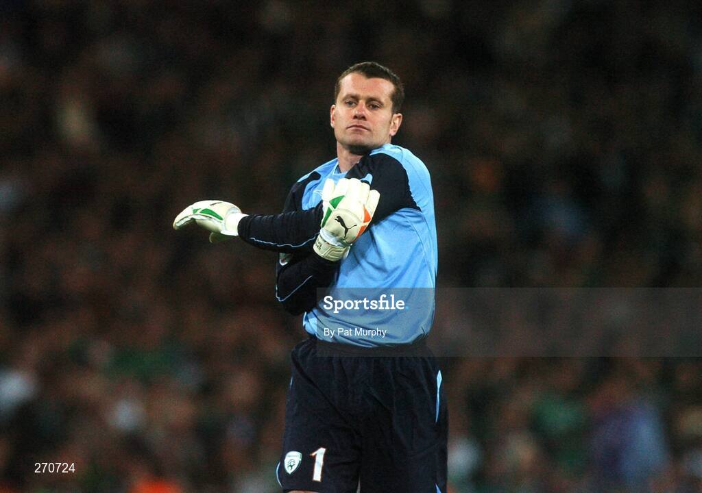 13 October 2007; Shay Given, Republic of Ireland goalkeeper. 2008 European Championship Qualifier, Republic of Ireland v Germany, Croke Park, Dublin. Picture credit; Pat Murphy / SPORTSFILE