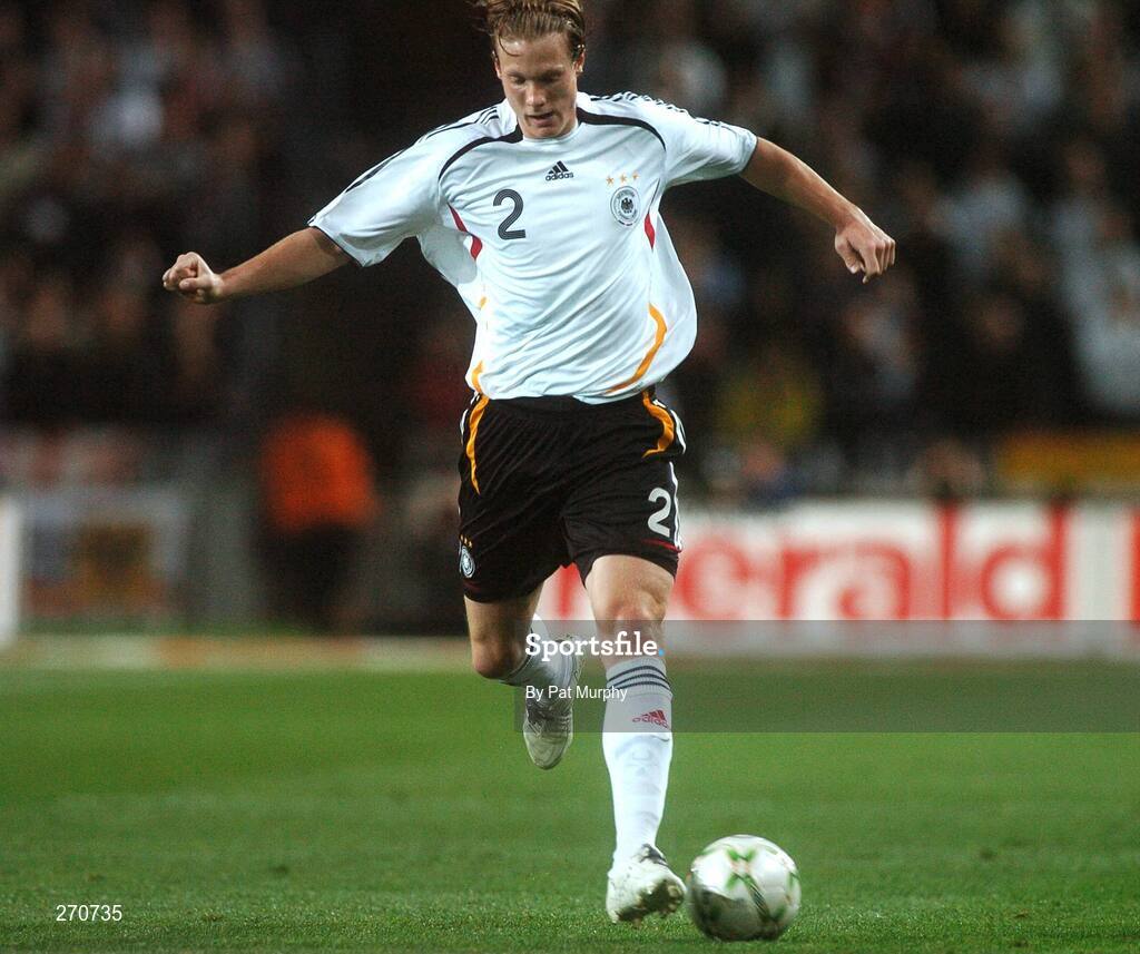 13 October 2007; Marcell Jansen, Germany. 2008 European Championship Qualifier, Republic of Ireland v Germany, Croke Park, Dublin. Picture credit; Pat Murphy / SPORTSFILE