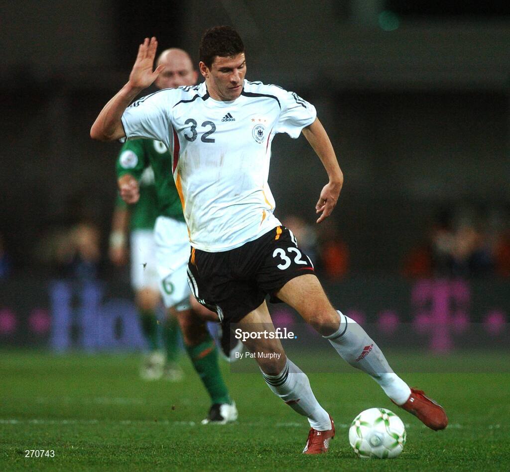 13 October 2007; Mario Gomez, Germany. 2008 European Championship Qualifier, Republic of Ireland v Germany, Croke Park, Dublin. Picture credit; Pat Murphy / SPORTSFILE