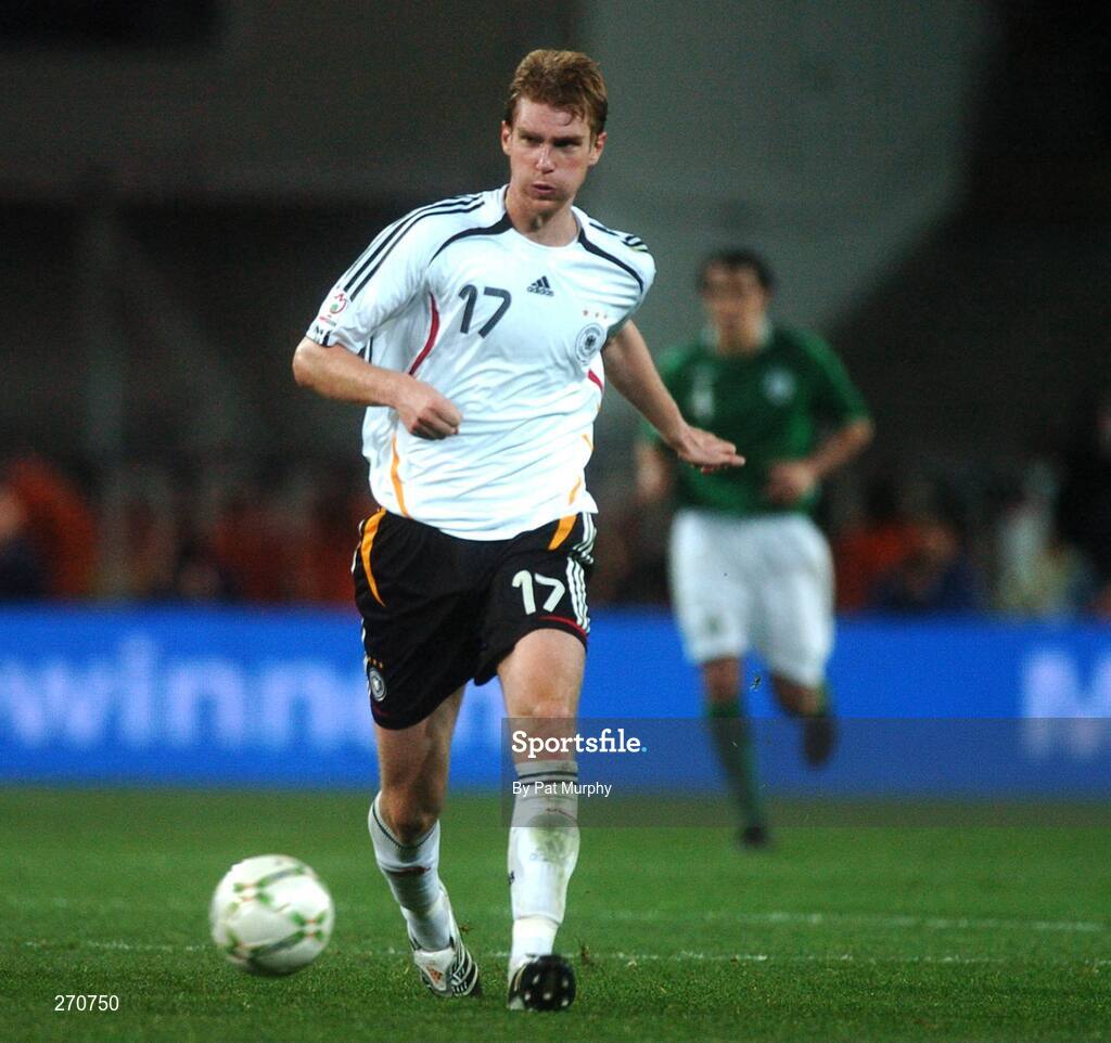 13 October 2007; Per Mertesacker, Germany. 2008 European Championship Qualifier, Republic of Ireland v Germany, Croke Park, Dublin. Picture credit; Pat Murphy / SPORTSFILE