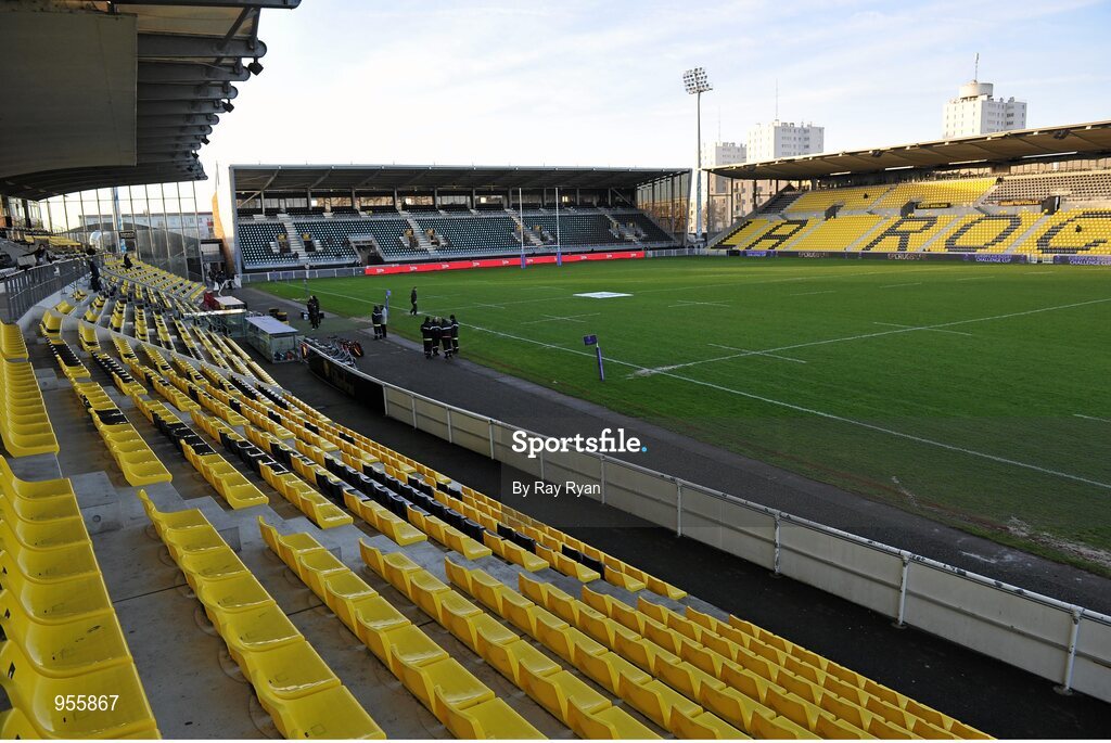 24 January 2015; A view of Stade Marcel Deflandre, home of La Rochelle Rugby. European Rugby Champions Cup 2014/15, Pool 2, Round 6, La Rochelle v Connacht, Stade Marcel Deflandre, La Rochelle, France. Picture credit: Ray Ryan / SPORTSFILE