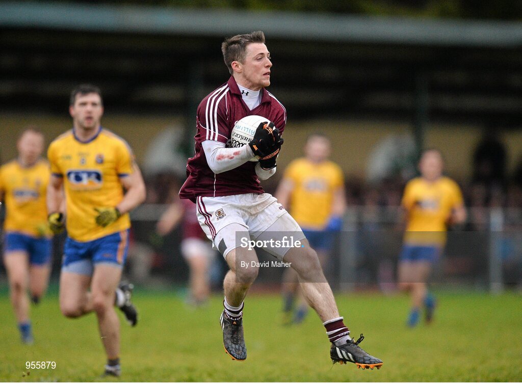 25 January 2015; Danny Cummins, Galway. FBD Connacht League Final, Roscommon v Galway, Kiltoom, Co. Roscommon. Picture credit: David Maher / SPORTSFILE