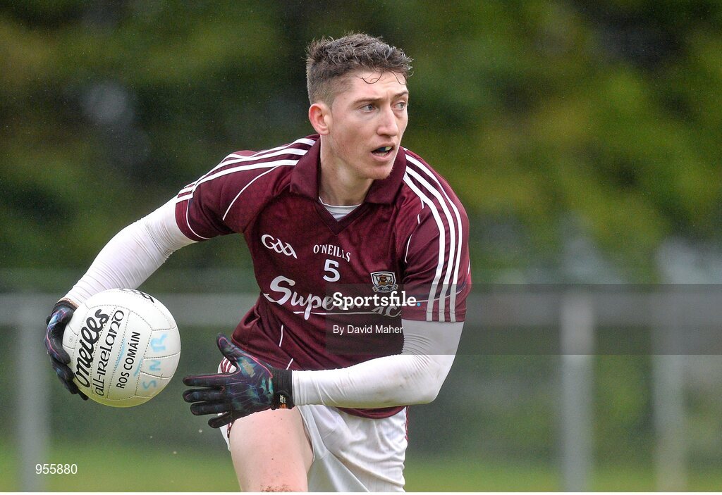 25 January 2015; Johnny Heaney, Galway. FBD Connacht League Final, Roscommon v Galway, Kiltoom, Co. Roscommon. Picture credit: David Maher / SPORTSFILE