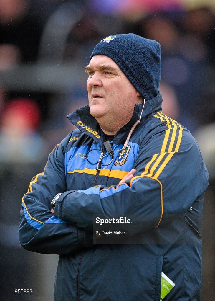 25 January 2015; Roscommon manager John Evans. FBD Connacht League Final, Roscommon v Galway, Kiltoom, Co. Roscommon. Picture credit: David Maher / SPORTSFILE