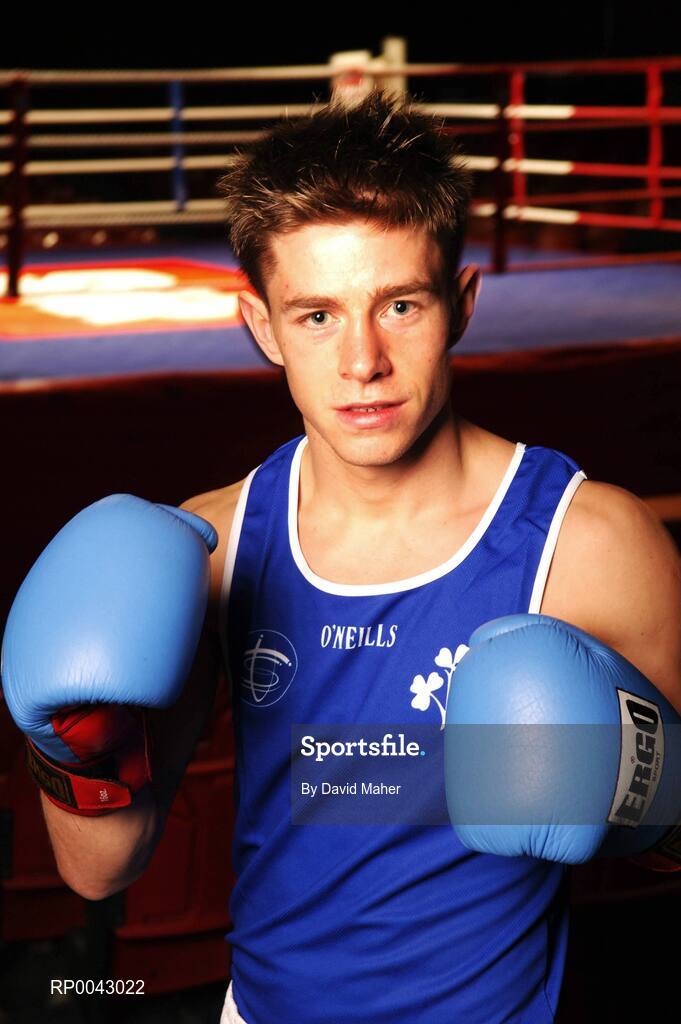 15 October 2007; Team Ireland boxer, Conor Ahern, at the  AIBA World Boxing Championships Chicago 2007 Press Conference. The 2007 AIBA World Boxing Championships will be held in Chicago at the University of Illinois - Chicago Pavilion, from the 23rd October to the 3rd November 2007. The National Stadium, Dublin. Picture credit: David Maher / SPORTSFILE