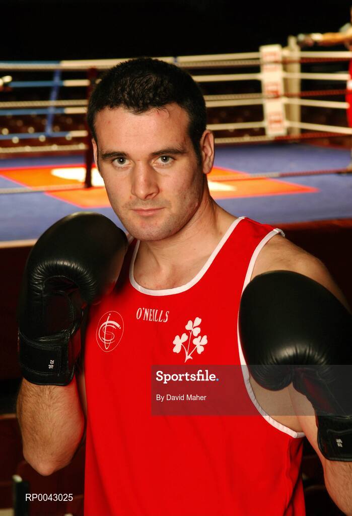 15 October 2007; Team Ireland boxer, John Sweeney, Donegal, at the AIBA World Boxing Championships Chicago 2007 Press Conference. The 2007 AIBA World Boxing Championships will be held in Chicago at the University of Illinois - Chicago Pavilion, from the 23rd October to the 3rd November 2007. The National Stadium, Dublin. Picture credit: David Maher / SPORTSFILE