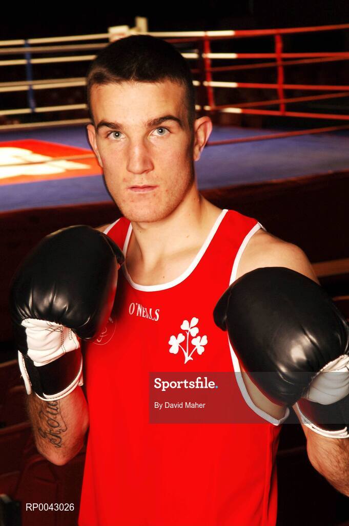 15 October 2007; Team Ireland boxer, John Joe Joyce, Limerick, at the AIBA World Boxing Championships Chicago 2007 Press Conference. The 2007 AIBA World Boxing Championships will be held in Chicago at the University of Illinois - Chicago Pavilion, from the 23rd October to the 3rd November 2007. The National Stadium, Dublin. Picture credit: David Maher / SPORTSFILE