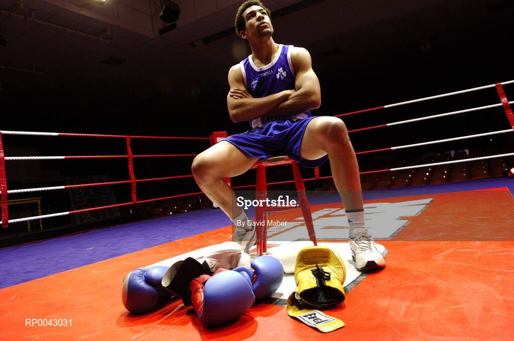 15 October 2007; Team Ireland boxer, Darren Sutherland, from Dublin, at the AIBA World Boxing Championships Chicago 2007 Press Conference. The 2007 AIBA World Boxing Championships will be held in Chicago at the University of Illinois - Chicago Pavilion, from the 23rd October to the 3rd November 2007. The National Stadium, Dublin. Picture credit: David Maher / SPORTSFILE