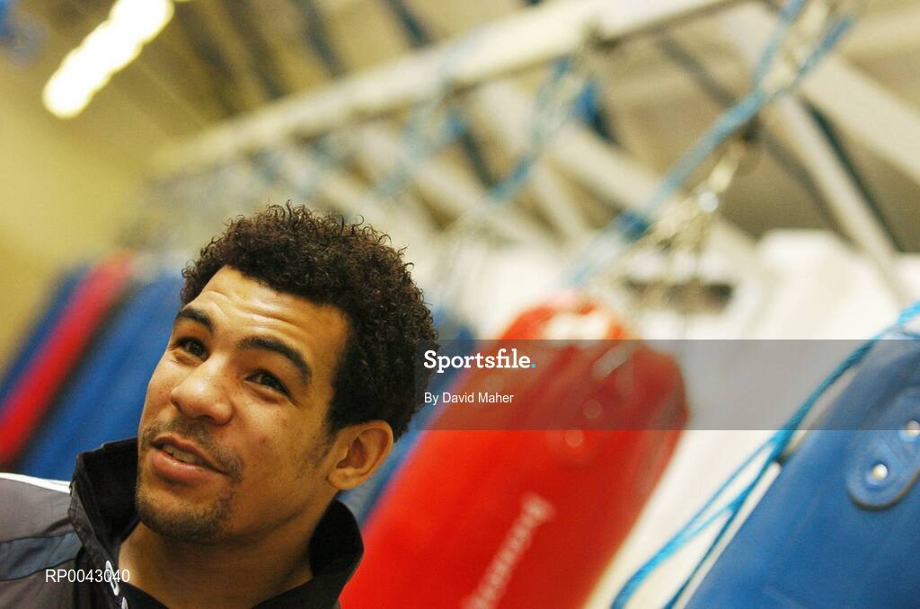 15 October 2007; Darren Sutherland, Dublin, at AIBA World Boxing Championships Chicago 2007 Press Conference. The 2007 AIBA World Boxing Championships will be held in Chicago at the University of Illinois - Chicago Pavilion, from the 23rd October to the 3rd November 2007. The National Stadium, Dublin. Picture credit: David Maher / SPORTSFILE