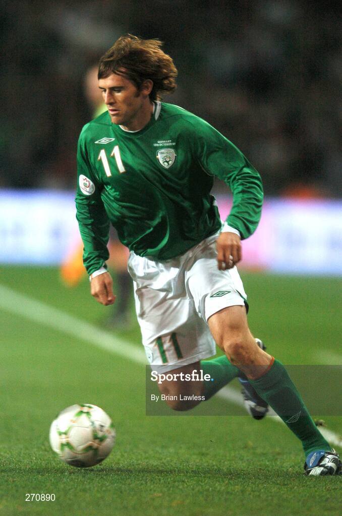 13 October 2007; The Republic of Ireland's Kevin Kilbane. 2008 European Championship Qualifier, Republic of Ireland v Germany, Croke Park, Dublin. Picture credit; Brian Lawless / SPORTSFILE