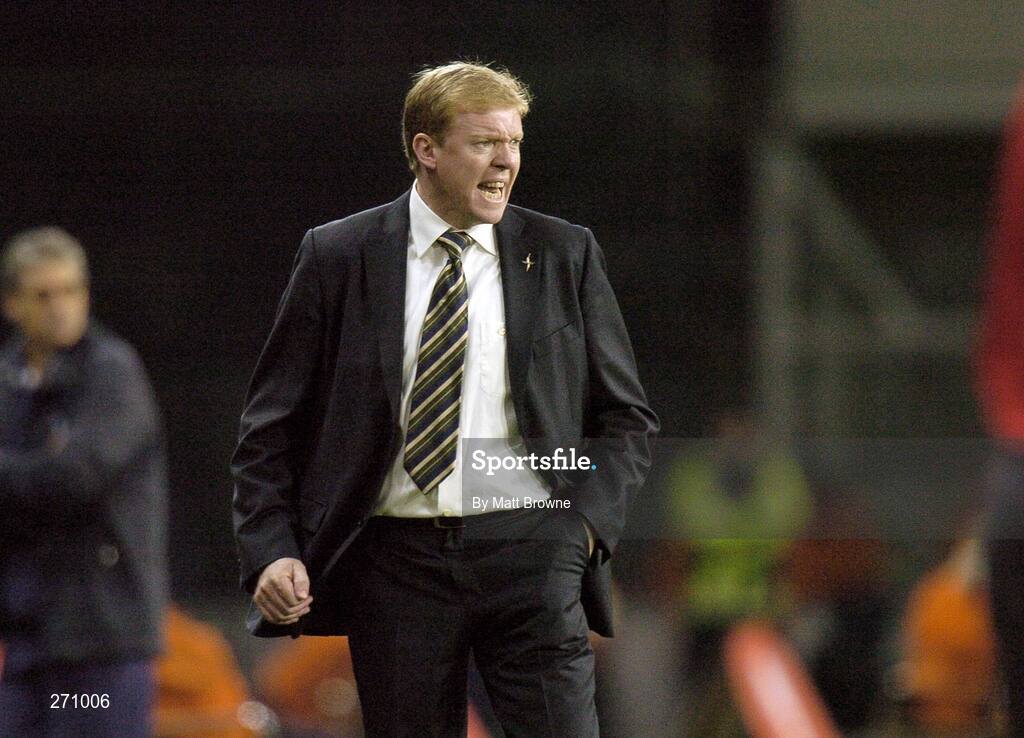 17 October 2007; Republic of Ireland manager Steve Staunton during the game. 2008 European Championship Qualifier, Republic of Ireland v Cyprus, Croke Park, Dublin. Picture credit; Matt Browne / SPORTSFILE