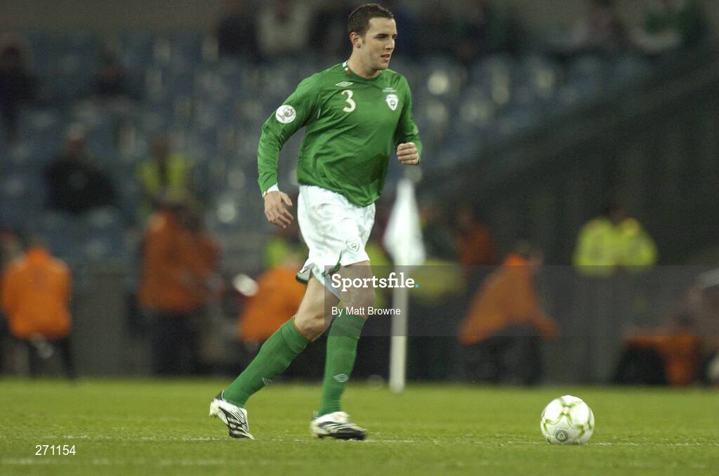 17 October 2007; John O'Shea, Republic of Ireland. 2008 European Championship Qualifier, Republic of Ireland v Cyprus, Croke Park, Dublin. Picture credit; Matt Browne / SPORTSFILE