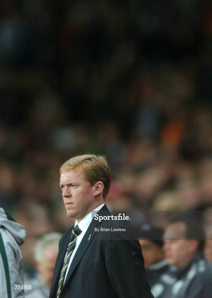 17 October 2007; Republic of Ireland manager Steve Staunton. 2008 European Championship Qualifier, Republic of Ireland v Cyprus, Croke Park, Dublin. Picture credit; Brian Lawless / SPORTSFILE