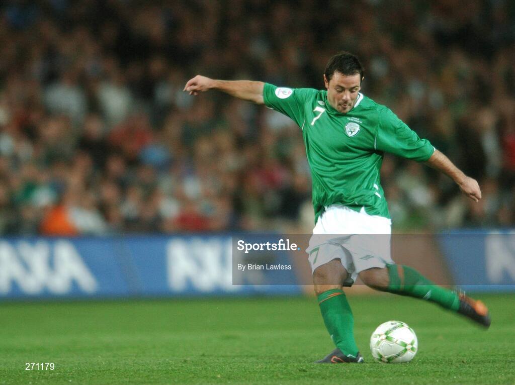 17 October 2007; Republic of Ireland's Andy Reid. 2008 European Championship Qualifier, Republic of Ireland v Cyprus, Croke Park, Dublin. Picture credit; Brian Lawless / SPORTSFILE