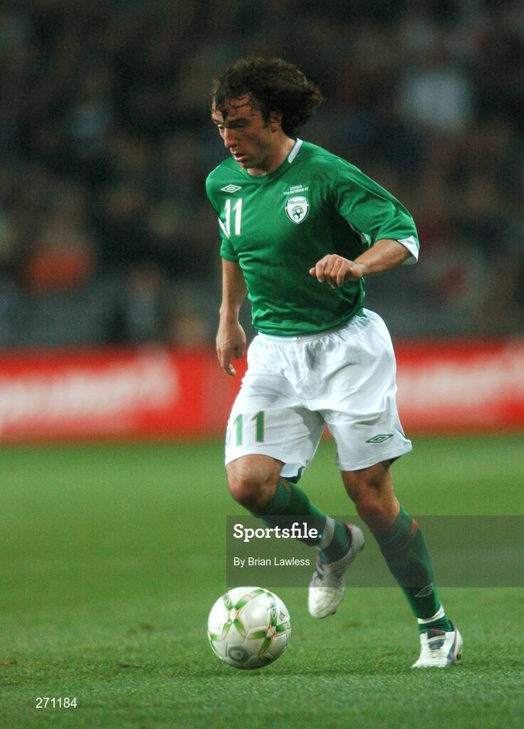 17 October 2007; Republic of Ireland's Stephen Hunt. 2008 European Championship Qualifier, Republic of Ireland v Cyprus, Croke Park, Dublin. Picture credit; Brian Lawless / SPORTSFILE