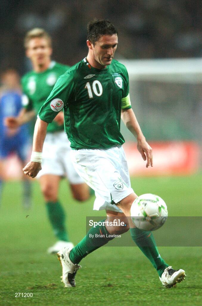 17 October 2007; Republic of Ireland's Robbie Keane. 2008 European Championship Qualifier, Republic of Ireland v Cyprus, Croke Park, Dublin. Picture credit; Brian Lawless / SPORTSFILE