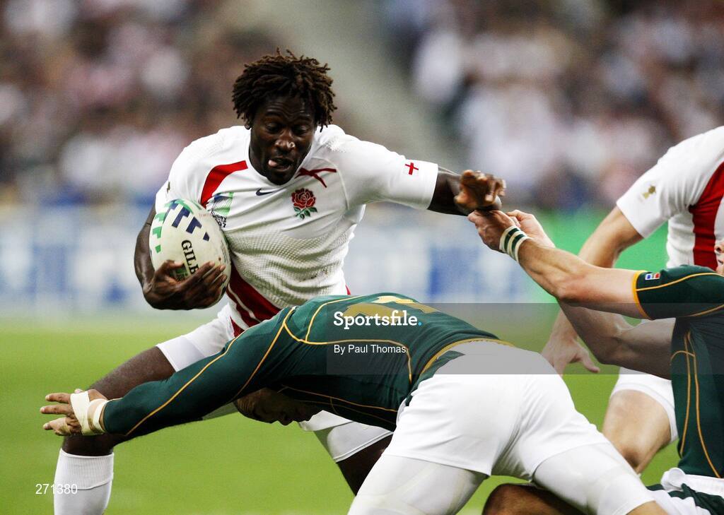 20 October 2007; England's Paul Sackey in action against South Africa. Rugby World Cup Final, South Africa v England,Stade de France, Paris. Picture credit; Paul Thomas / SPORTSFILE