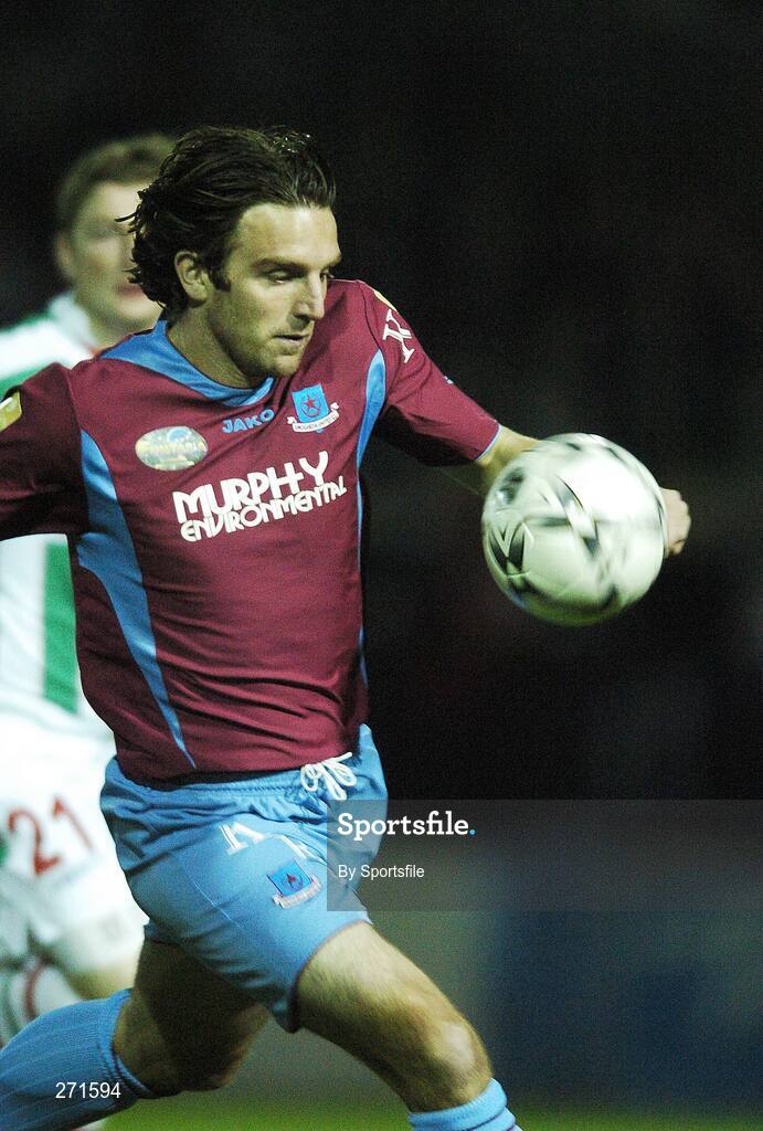 19 October 2007; Drogheda United's Stuart Byrne. eircom League of Ireland Premier Division, Drogheda United v Corky City, United Park, Drogheda. Picture credit; Paul Mohan / SPORTSFILE