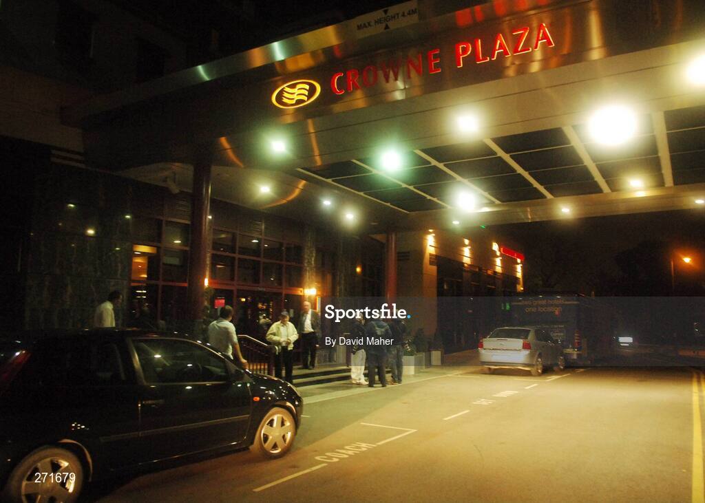 23 October 2007; A general view outside the Crowne Plaza hotel. The Crowne Plaza Hotel, Santry, Co. Dublin. Picture credit; David Maher / SPORTSFILE