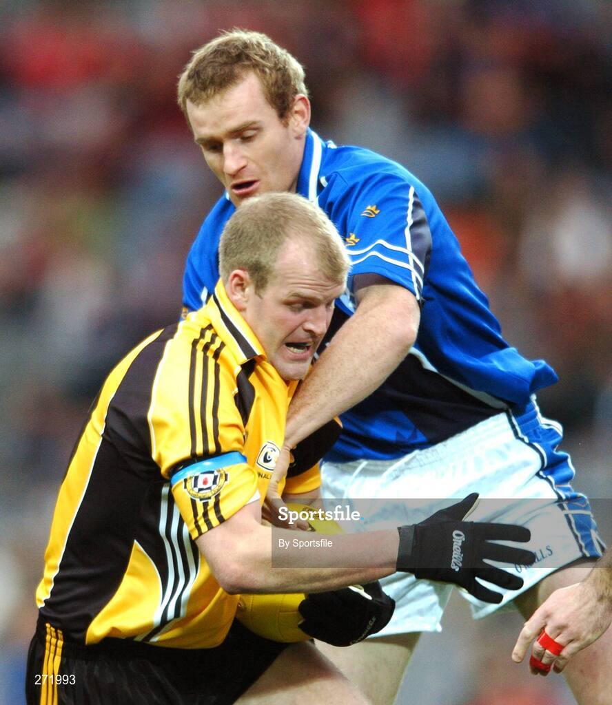 27 October 2007; Dick Clerkin, Ulster, in action against Ger Spillane, Munster. M. Donnelly Inter-Provincial Football Championships Final, Munster v Ulster, Croke Park, Dublin. Photo by Sportsfile