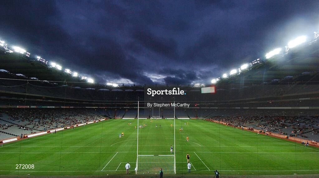 27 October 2007; A general view of the sparsely populated Croke Park during the match. M. Donnelly Inter-Provincial Football Championships Final, Munster v Ulster, Croke Park, Dublin. Picture credit: Stephen McCarthy / SPORTSFILE