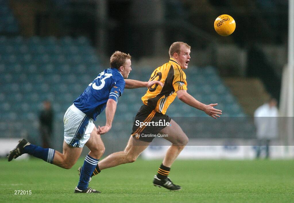 27 October 2007; Dick Clerkin, Ulster, in action against Jonathon Clancy, Munster. M. Donnelly Inter-Provincial Football Championships Final, Munster v Ulster, Croke Park, Dublin. Picture credit: Caroline Quinn / SPORTSFILE