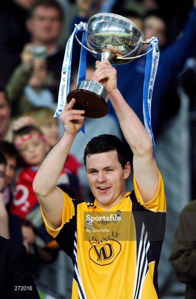27 October 2007; Ulster captain Conor Gormley lifts the cup. M. Donnelly Inter-Provincial Football Championships Final, Munster v Ulster, Croke Park, Dublin. Photo by Sportsfile