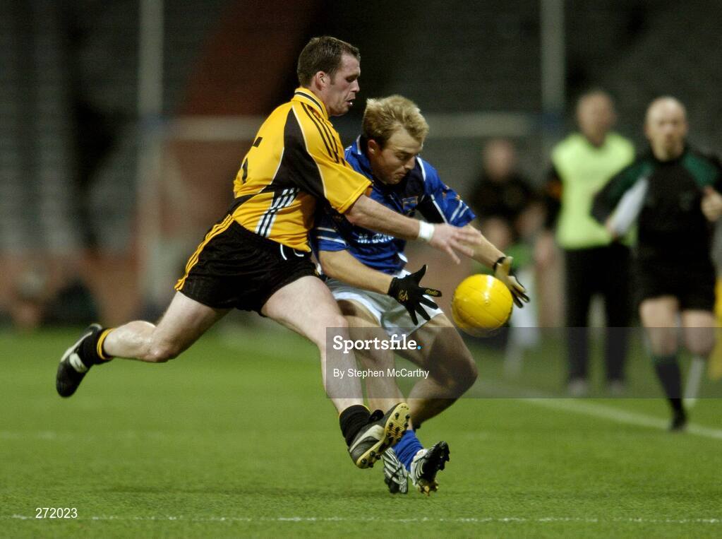 27 October 2007; Darren O'Sullivan, Munster, in action against Ciaran McKeever, Ulster. M. Donnelly Inter-Provincial Football Championships Final, Munster v Ulster, Croke Park, Dublin. Picture credit: Stephen McCarthy / SPORTSFILE