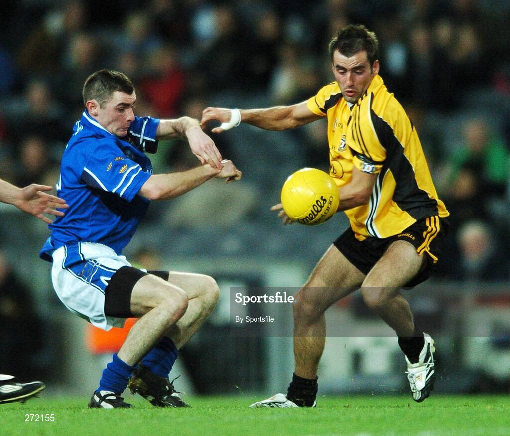 27 October 2007; Karl Lacey, Ulster, in action against Donncha O'Connor, Munster. M. Donnelly Inter-Provincial Football Championships Final, Munster v Ulster, Croke Park, Dublin. Photo by Sportsfile