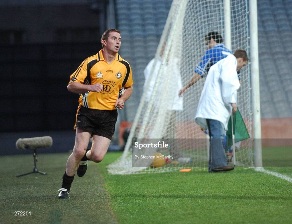 27 October 2007; Thomas Freeman, Ulster, celebrates after scoring his sides first goal. M. Donnelly Inter-Provincial Football Championships Final, Munster v Ulster, Croke Park, Dublin. Picture credit: Stephen McCarthy / SPORTSFILE