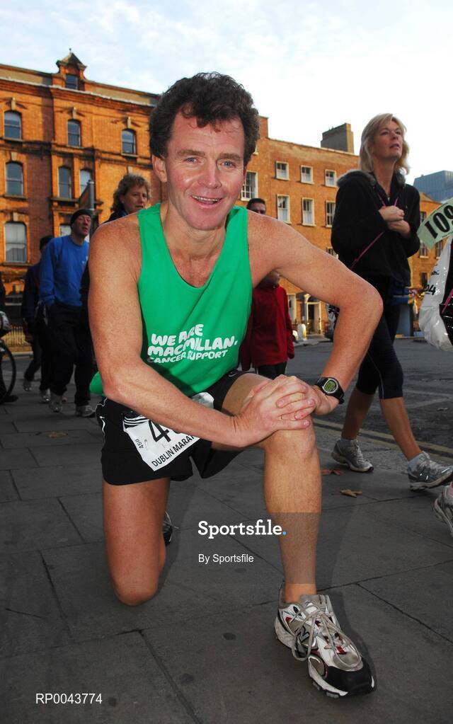 29 October 2007; Peter Ferris from Coleraine who was running his 295th marathon. adidas Dublin City Marathon 2007, Merrion Square, Dublin. Photo by Sportsfile  *** Local Caption ***