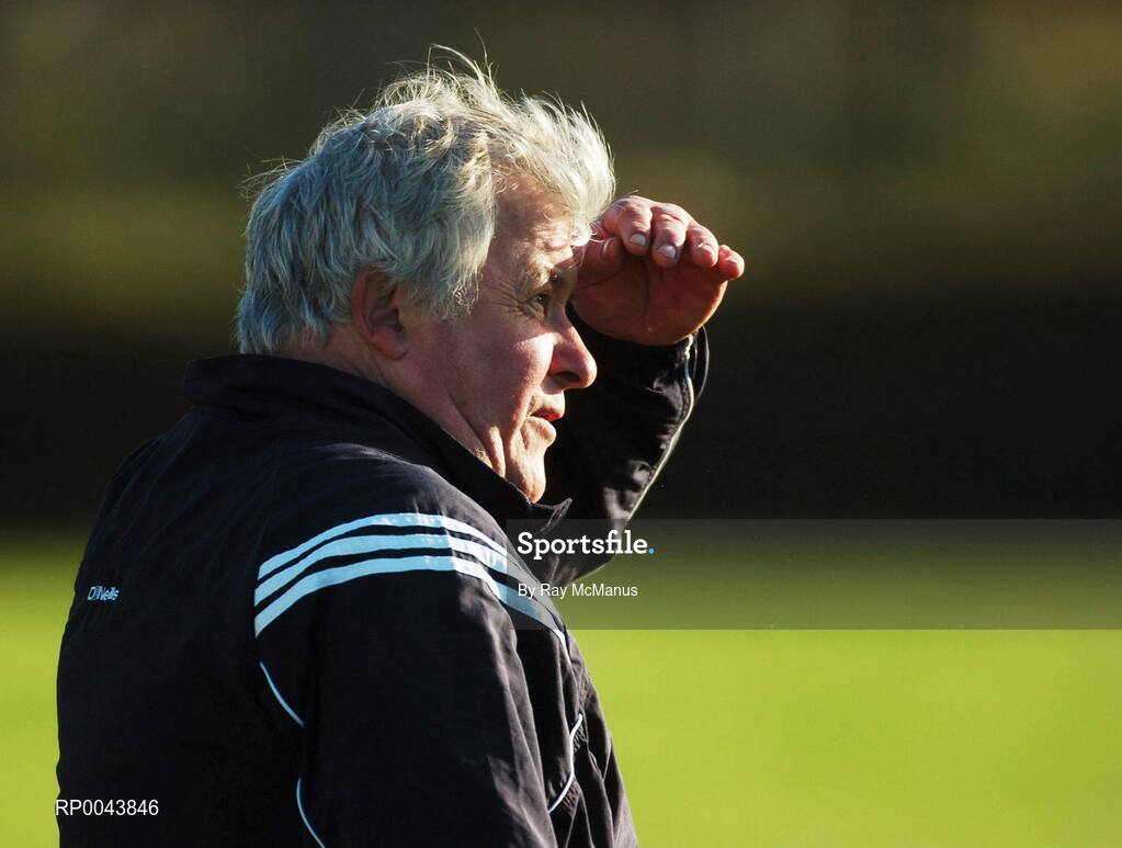 28 October 2007; The Carnacon manager Jimmy Corbett. VHI Healthcare Connacht Senior Club Football Championship Final, Corofin, Galway, v Carnacon, Mayo. GAA Grounds, Corofin, Galway. Picture credit: Ray McManus / SPORTSFILE