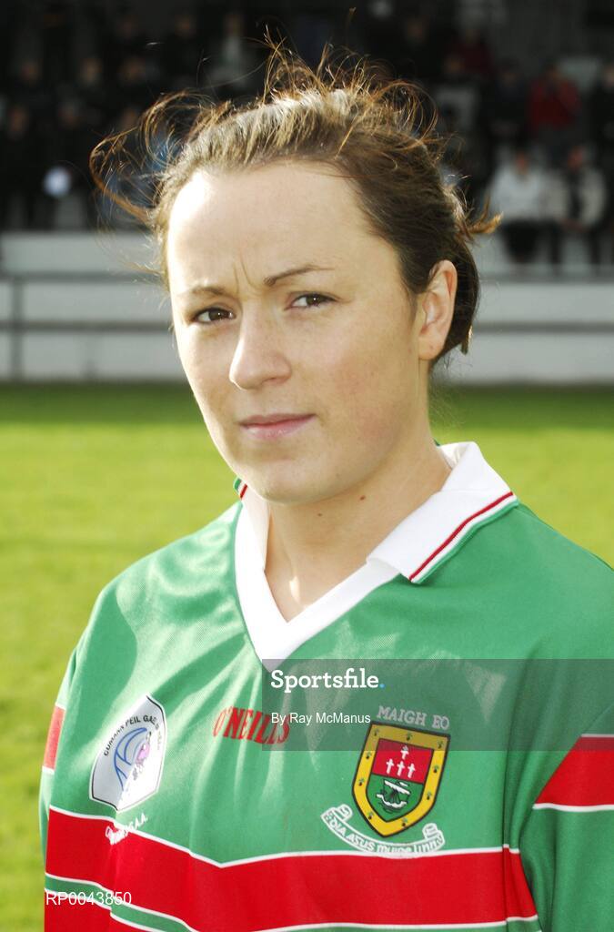 28 October 2007; The Carnacon captain Caroline McGing. VHI Healthcare Connacht Senior Club Football Championship Final, Corofin, Galway, v Carnacon, Mayo, GAA Grounds, Corofin, Galway. Picture credit: Ray McManus / SPORTSFILE