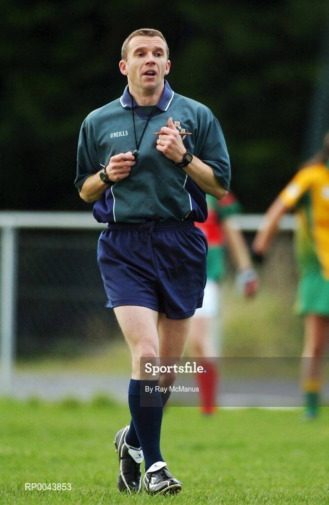 28 October 2007; Referee Michael Duffy, Sligo. VHI Healthcare Connacht Senior Club Football Championship Final, Corofin, Galway, v Carnacon, Mayo, GAA Grounds, Corofin, Galway. Picture credit: Ray McManus / SPORTSFILE