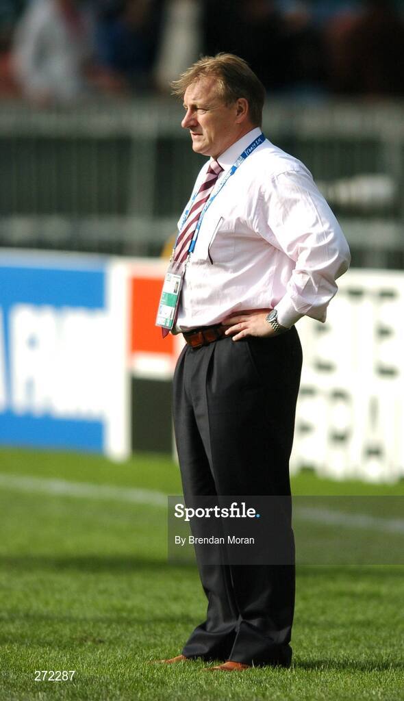 30 September 2007; Eddie O'Sullivan, Ireland head coach. 2007 Rugby World Cup, Pool D, Ireland v Argentina, Parc des Princes, Paris, France. Picture credit; Brendan Moran / SPORTSFILE