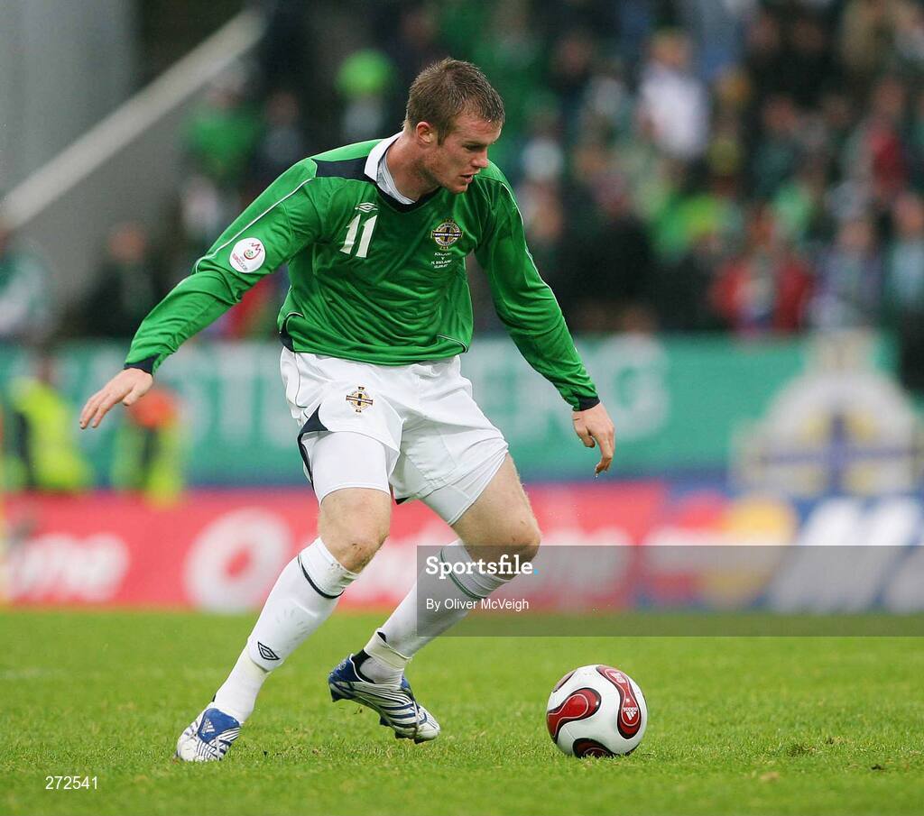 12 September 2007; Chris Brunt, Northern Ireland. 2008 European Championship Qualifier, Iceland v Northern Ireland, Laugardalsvollur Stadium, Reykjavik, Iceland. Picture credit; Oliver McVeigh / SPORTSFILE
