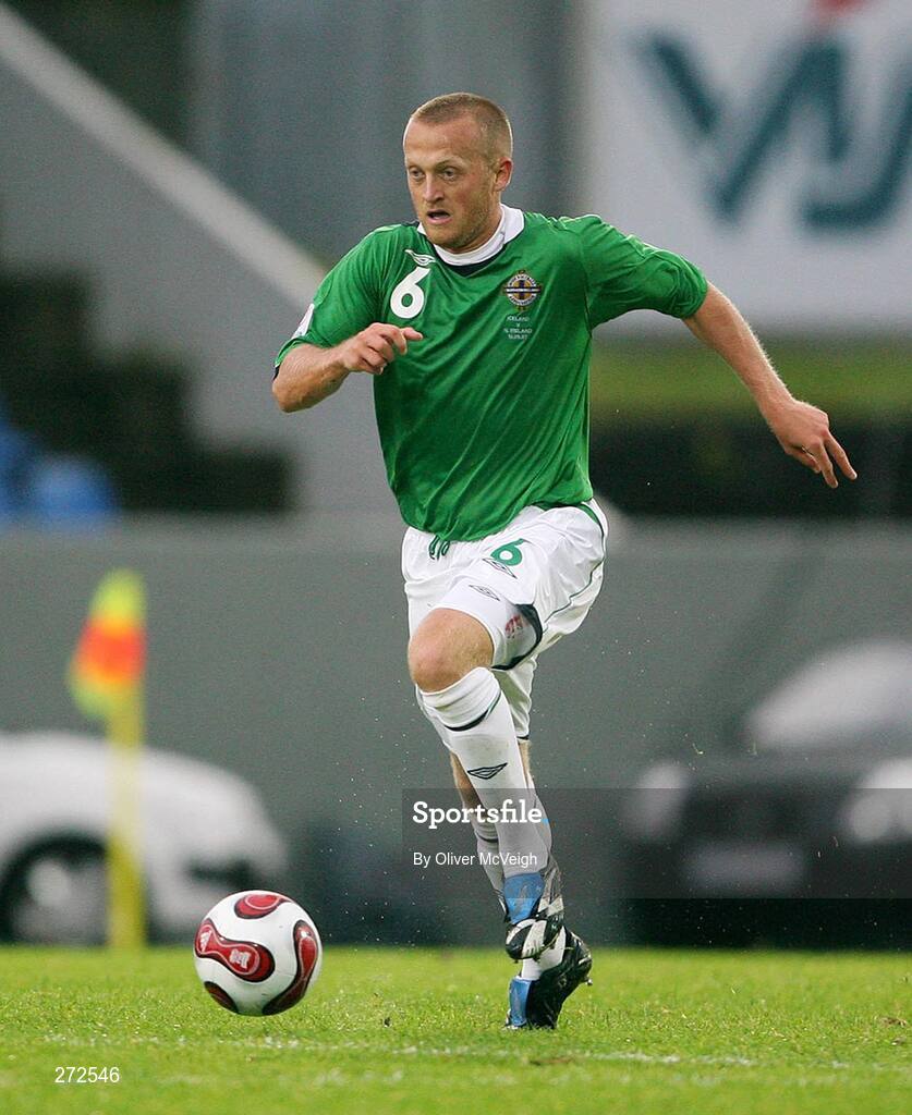 12 September 2007; Sammy Clingan, Northern Ireland. 2008 European Championship Qualifier, Iceland v Northern Ireland, Laugardalsvollur Stadium, Reykjavik, Iceland. Picture credit; Oliver McVeigh / SPORTSFILE