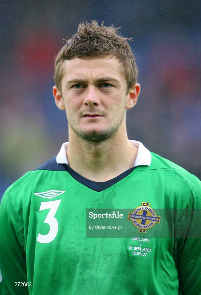 12 September 2007; George McCartney, Northern Ireland. 2008 European Championship Qualifier, Iceland v Northern Ireland, Laugardalsvollur Stadium, Reykjavik, Iceland. Picture credit; Oliver McVeigh / SPORTSFILE
